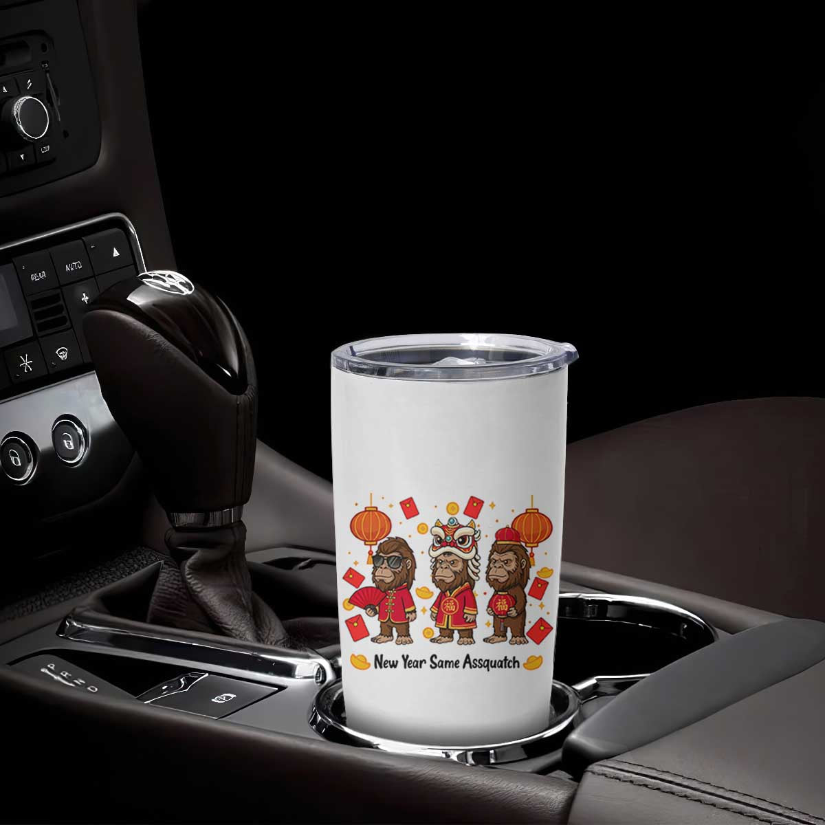 Funny New Year Same Assquatch Tumbler Cup Bigfoot Lover TS12 Print Your Wear