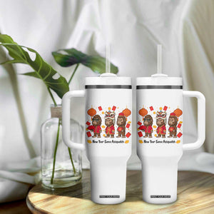 Funny New Year Same Assquatch Tumbler With Handle Bigfoot Lover TS12 Print Your Wear