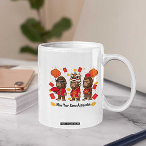 Funny New Year Same Assquatch Coffee Mug Bigfoot Lover TS12 Print Your Wear