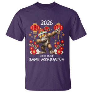 Bigfoot Lunar New Year T Shirt Funny Same Assquatch TS12 Purple Print Your Wear
