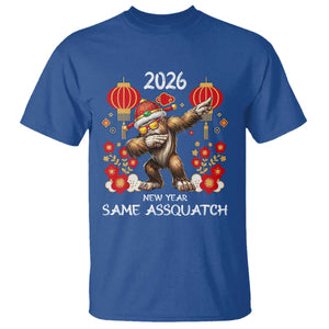Bigfoot Lunar New Year T Shirt Funny Same Assquatch TS12 Royal Blue Print Your Wear
