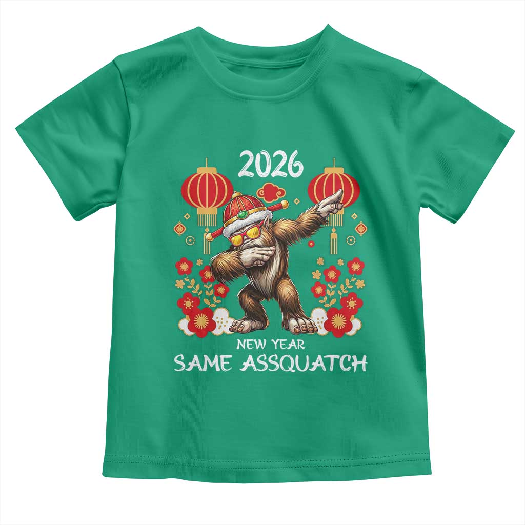 Bigfoot Lunar New Year Toddler T Shirt Funny Same Assquatch TS12 Irish Green Print Your Wear