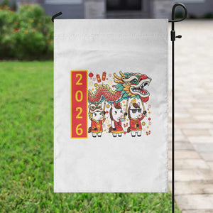 Cute Horse Dragon Dance Garden Flag Lunar New Year TS12 Print Your Wear
