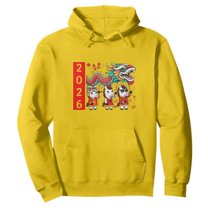 Cute Horse Dragon Dance Hoodie Lunar New Year TS12 Daisy Print Your Wear