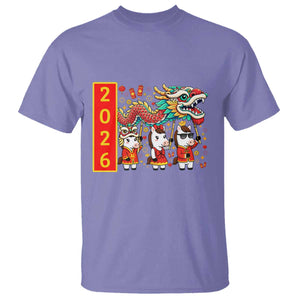 Cute Horse Dragon Dance T Shirt Lunar New Year TS12 Violet Print Your Wear