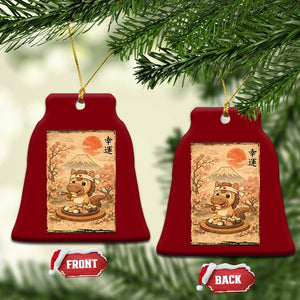 Funny Horse Eating Sushi Ceramic Ornament Japanese Noodle Lover TS12 Print Your Wear