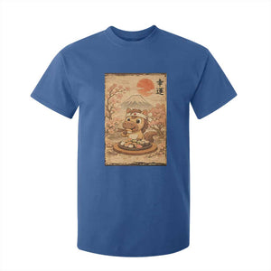 Funny Horse Eating Sushi T Shirt For Kid Japanese Noodle Lover TS12 Royal Blue Print Your Wear