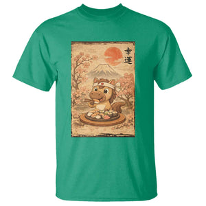 Funny Horse Eating Sushi T Shirt Japanese Noodle Lover TS12 Irish Green Print Your Wear
