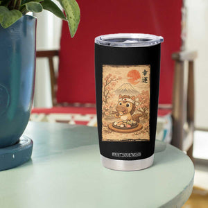 Funny Horse Eating Sushi Tumbler Cup Japanese Noodle Lover TS12 Print Your Wear