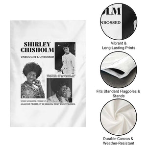 Shirley Chisholm Unbought And Unbossed Garden Flag Vintage Feminist Poster TS12 Print Your Wear