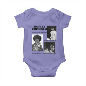 Shirley Chisholm Unbought And Unbossed Baby Onesie Vintage Feminist Poster TS12 Violet Print Your Wear
