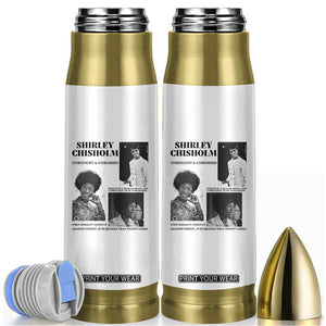 Shirley Chisholm Unbought And Unbossed Bullet Tumbler Vintage Feminist Poster TS12 White Print Your Wear