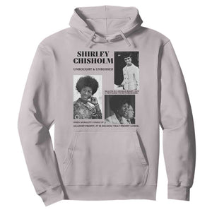 Shirley Chisholm Unbought And Unbossed Hoodie Vintage Feminist Poster TS12 Ice Gray Print Your Wear