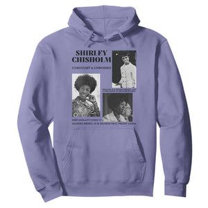 Shirley Chisholm Unbought And Unbossed Hoodie Vintage Feminist Poster TS12 Violet Print Your Wear