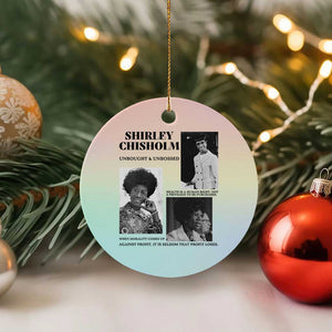 Shirley Chisholm Unbought And Unbossed Ceramic Ornament Vintage Feminist Poster TS12 1pc Pastel Print Your Wear
