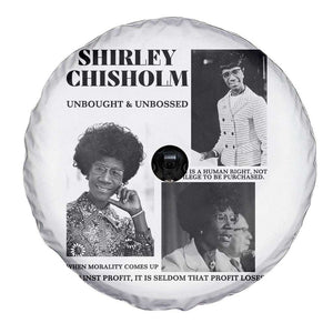 Shirley Chisholm Unbought And Unbossed Spare Tire Cover Vintage Feminist Poster TS12 Print Your Wear