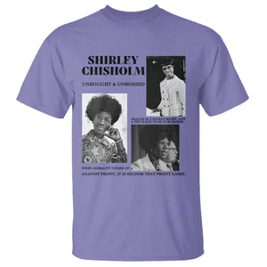 Shirley Chisholm Unbought And Unbossed T Shirt Vintage Feminist Poster TS12 Violet Print Your Wear