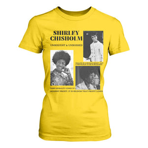 Shirley Chisholm Unbought And Unbossed T Shirt For Women Vintage Feminist Poster TS12 Daisy Print Your Wear