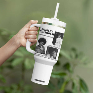 Shirley Chisholm Unbought And Unbossed Tumbler With Handle Vintage Feminist Poster TS12 Print Your Wear