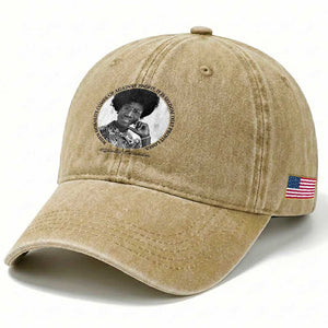 Shirley Chisholm Civil Rights Leader Quote Washed Cotton Baseball Cap When Morality Meets Profit TS12 Print Your Wear