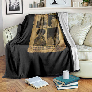 Vintage Shirley Chisholm Throw Blanket When Morality Meets Profit Quote TS12 Print Your Wear