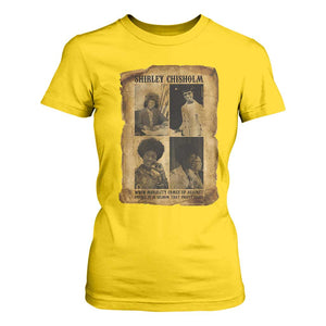 Vintage Shirley Chisholm T Shirt For Women When Morality Meets Profit Quote TS12 Daisy Print Your Wear
