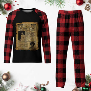 Vintage Newspaper Shirley Chisholm Plaid Pajama Set First Black Woman In Congress TS12 Buffalo Plaid Print Your Wear