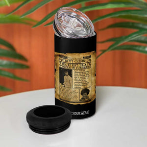 Vintage Newspaper Shirley Chisholm 4 in 1 Can Cooler Tumbler First Black Woman In Congress TS12 Print Your Wear