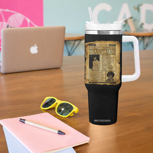 Vintage Newspaper Shirley Chisholm Tumbler With Handle First Black Woman In Congress TS12 Print Your Wear