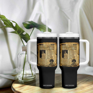 Vintage Newspaper Shirley Chisholm Tumbler With Handle First Black Woman In Congress TS12 Print Your Wear