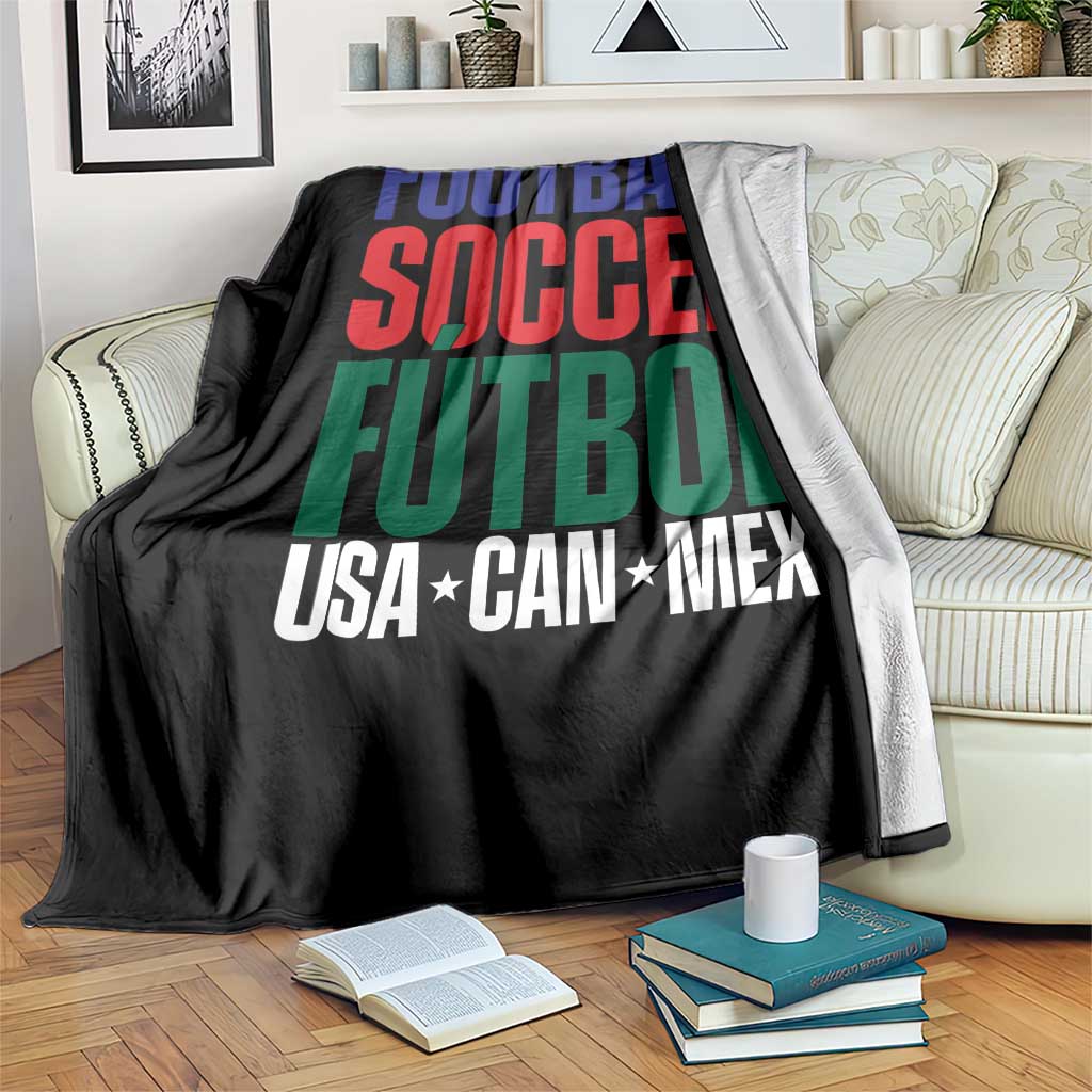 Canada Mexico USA Throw Blanket Football Fan Gift TS12 Print Your Wear