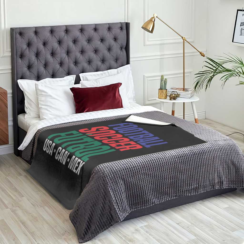 Canada Mexico USA Throw Blanket Football Fan Gift TS12 Print Your Wear