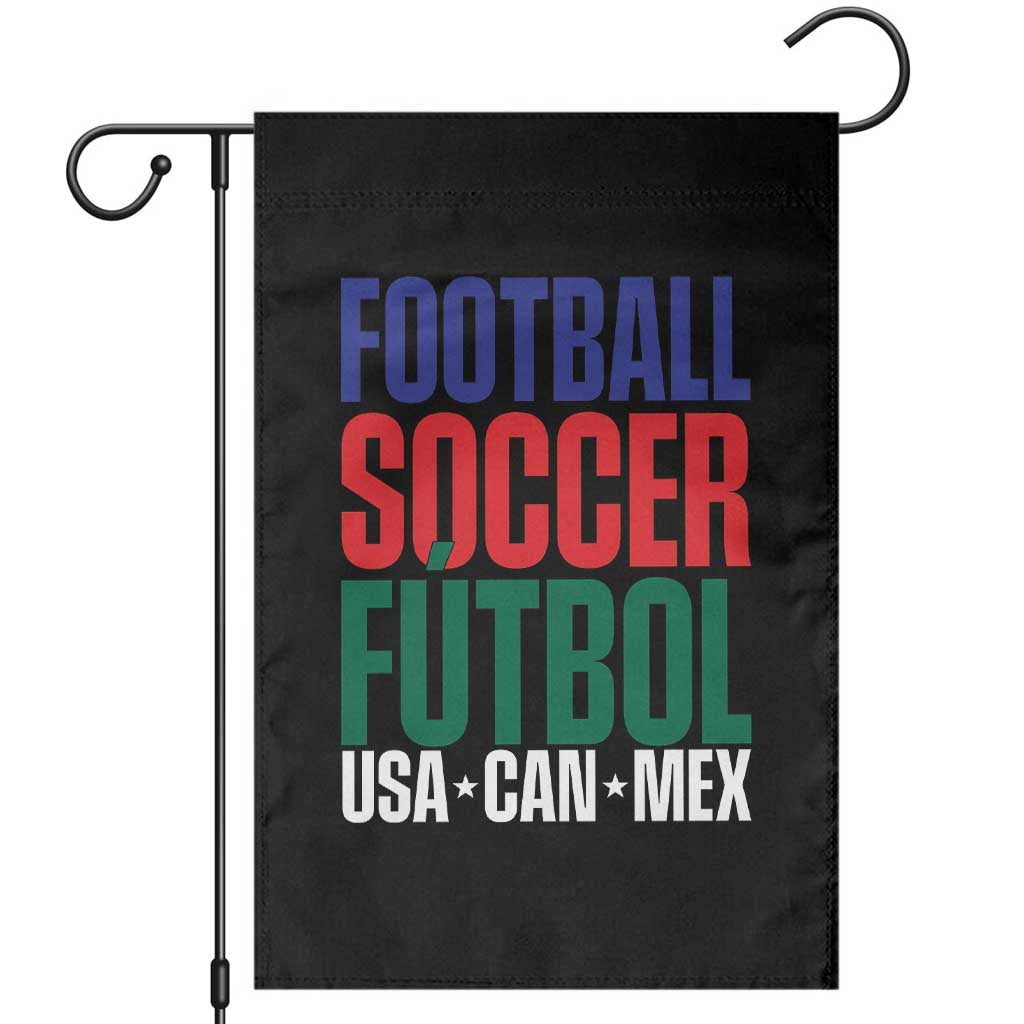Canada Mexico USA Garden Flag Football Fan Gift TS12 Black Print Your Wear