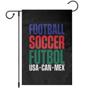 Canada Mexico USA Garden Flag Football Fan Gift TS12 Black Print Your Wear