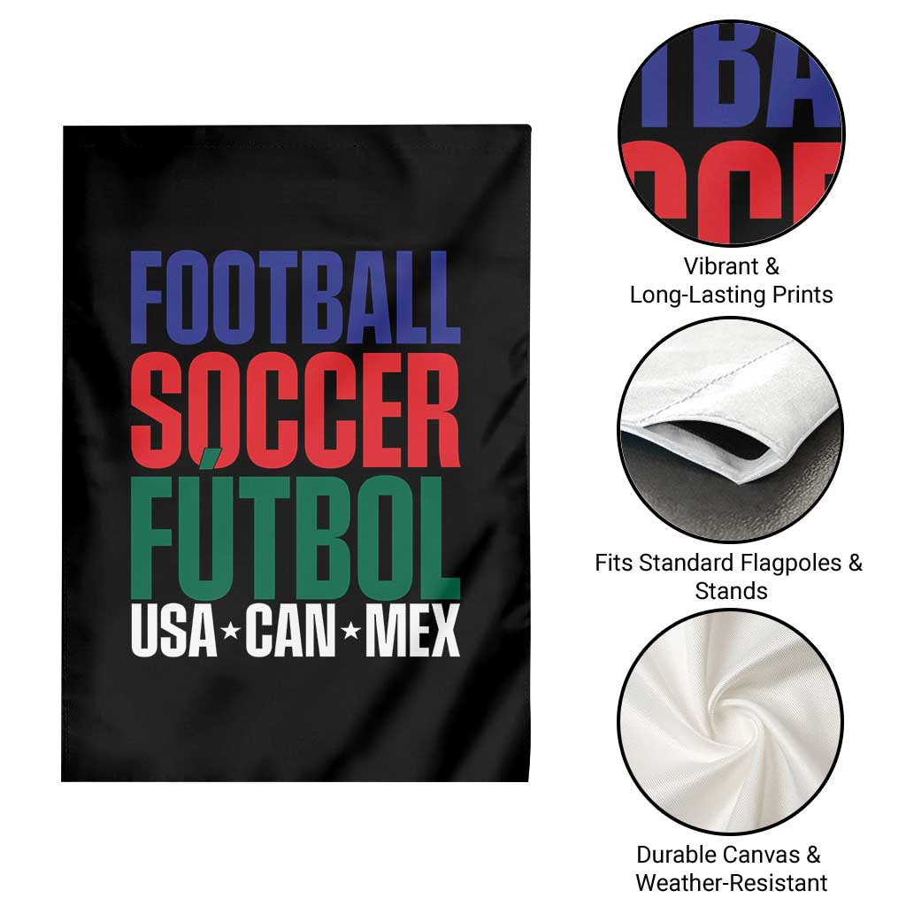 Canada Mexico USA Garden Flag Football Fan Gift TS12 Print Your Wear