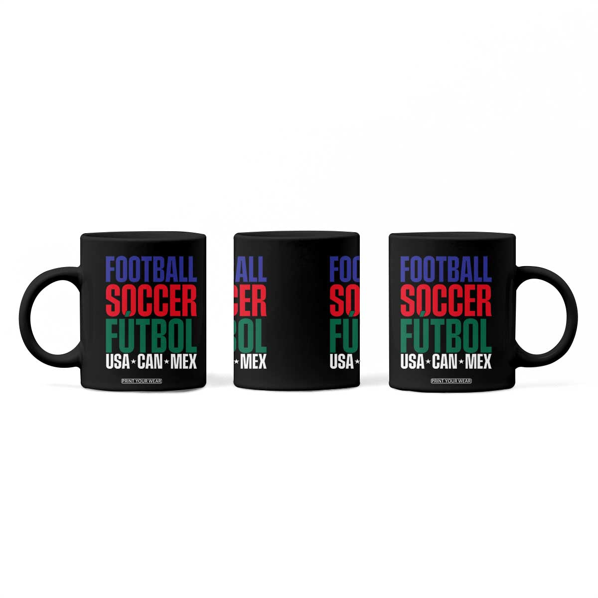 Canada Mexico USA Coffee Mug Football Fan Gift TS12 Print Your Wear