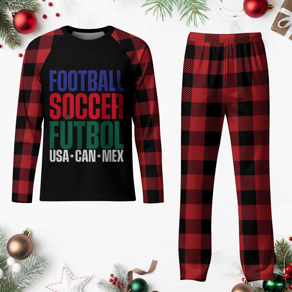 Canada Mexico USA Plaid Pajama Set Football Fan Gift TS12 Buffalo Plaid Print Your Wear