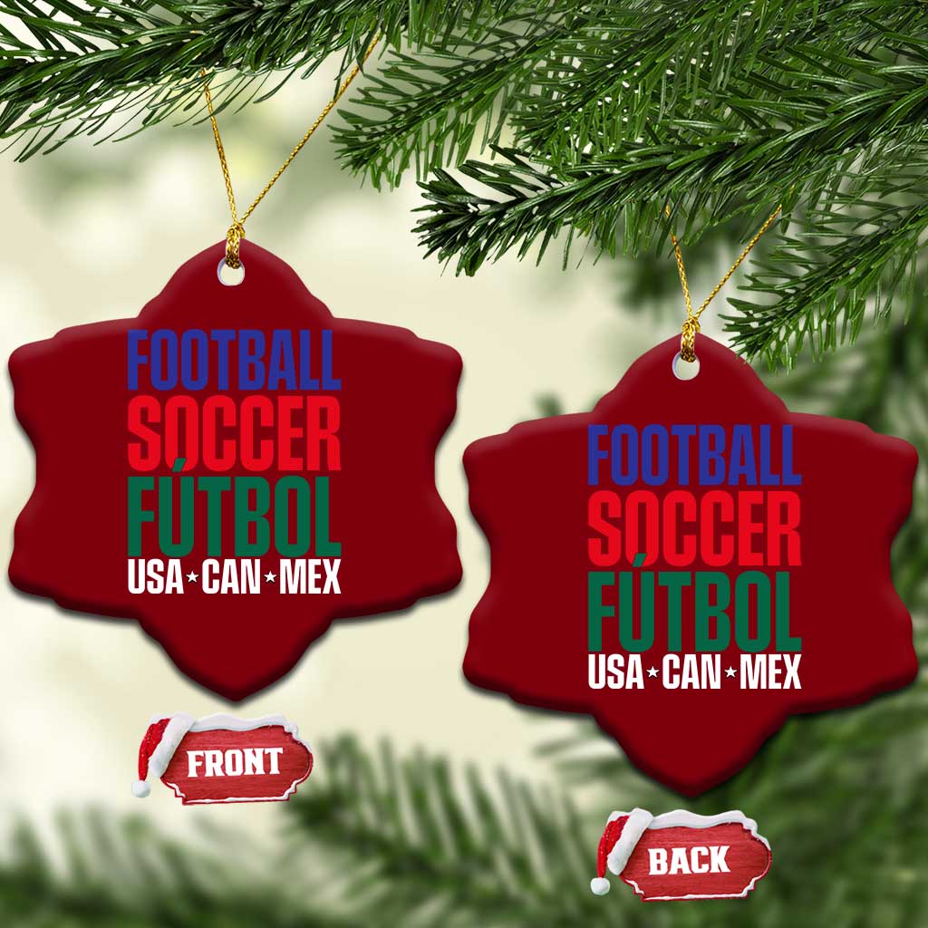 Canada Mexico USA Ceramic Ornament Football Fan Gift TS12 Print Your Wear