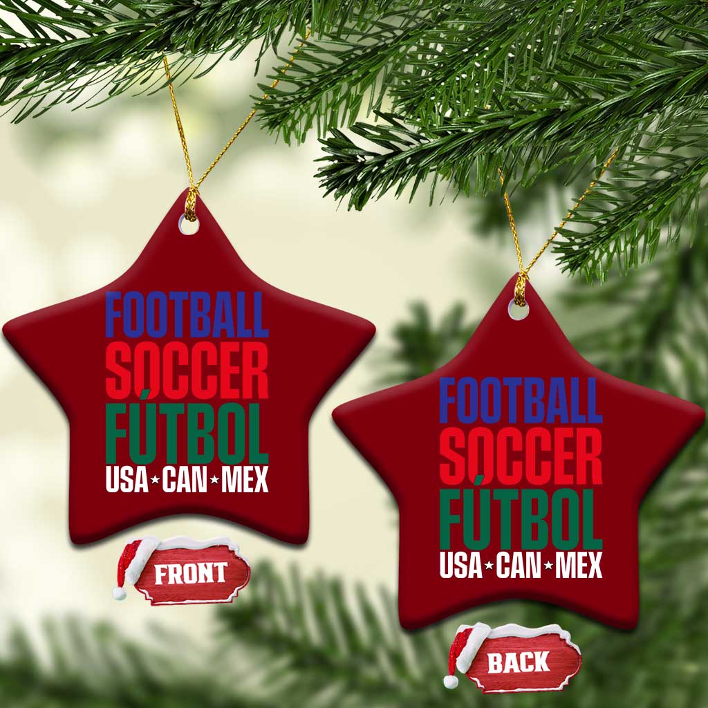 Canada Mexico USA Ceramic Ornament Football Fan Gift TS12 Print Your Wear