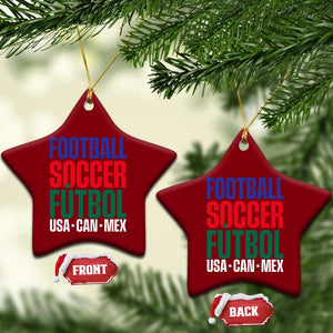 Canada Mexico USA Ceramic Ornament Football Fan Gift TS12 Print Your Wear