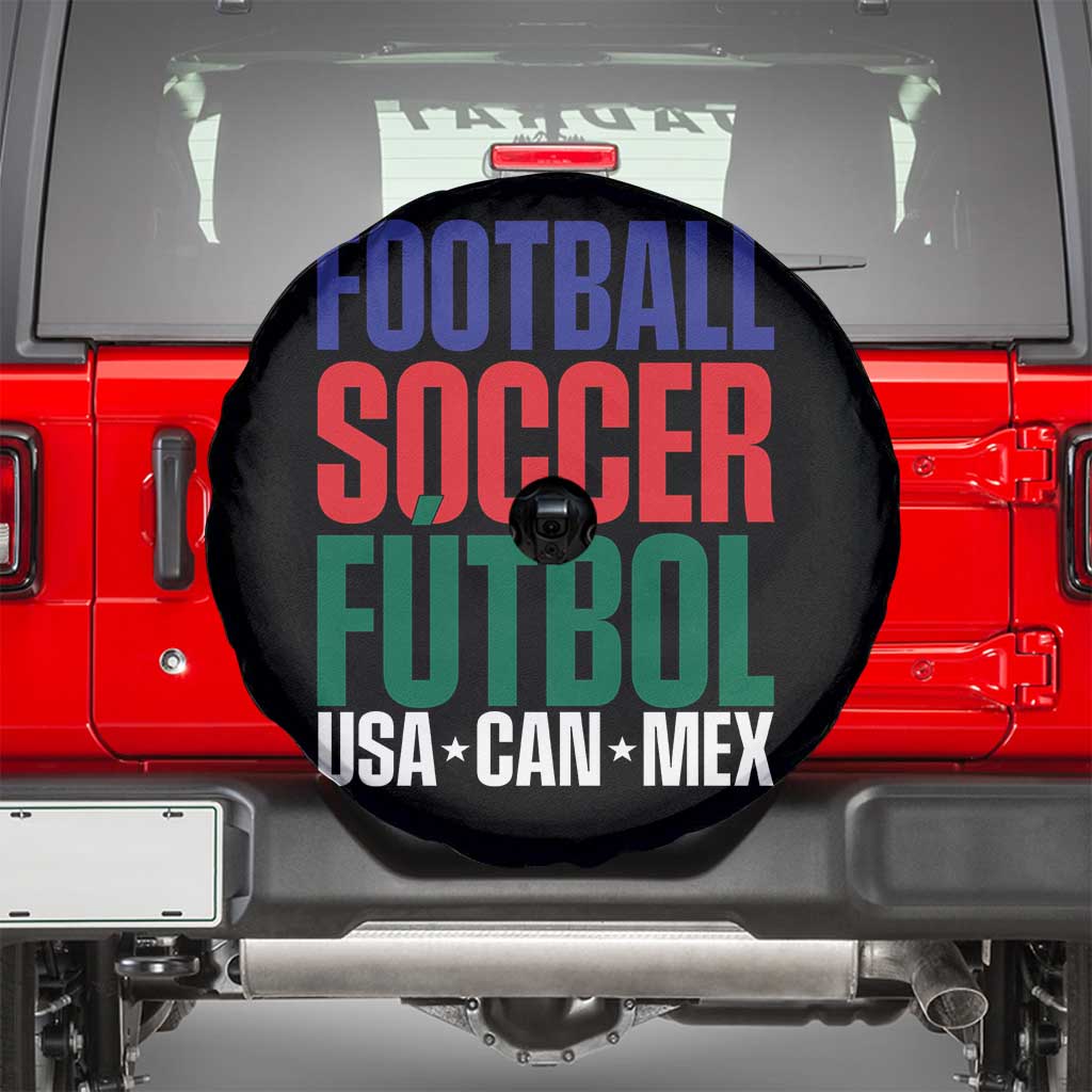 Canada Mexico USA Spare Tire Cover Football Fan Gift TS12 Black Print Your Wear