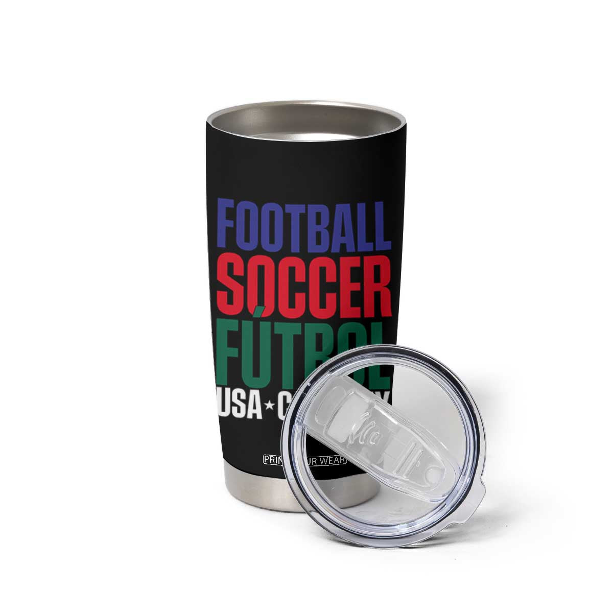 Canada Mexico USA Tumbler Cup Football Fan Gift TS12 Print Your Wear
