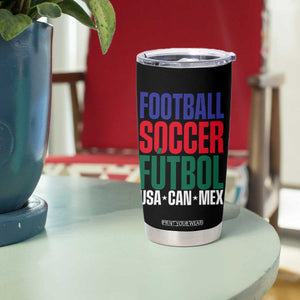 Canada Mexico USA Tumbler Cup Football Fan Gift TS12 Print Your Wear