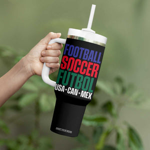Canada Mexico USA Tumbler With Handle Football Fan Gift TS12 Print Your Wear