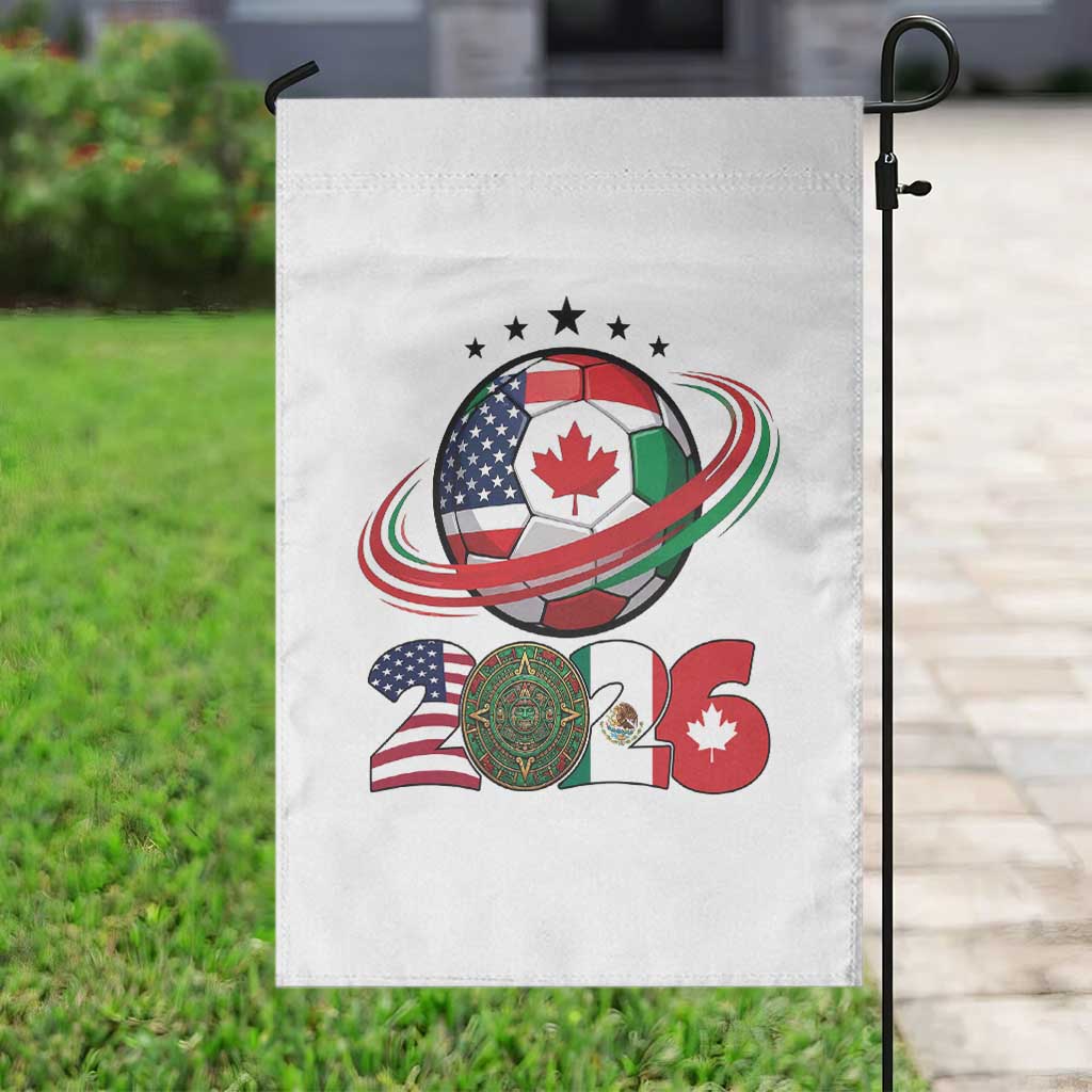USA Mexico Canada Garden Flag 2026 Football Fan Gift TS12 Print Your Wear