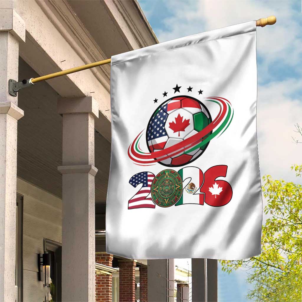 USA Mexico Canada Garden Flag 2026 Football Fan Gift TS12 Print Your Wear