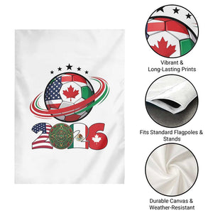 USA Mexico Canada Garden Flag 2026 Football Fan Gift TS12 Print Your Wear