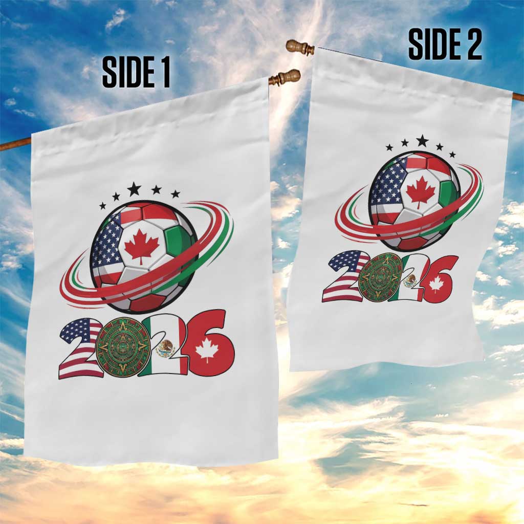 USA Mexico Canada Garden Flag 2026 Football Fan Gift TS12 Print Your Wear