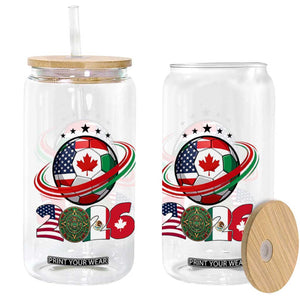 USA Mexico Canada Glass Can 2026 Football Fan Gift TS12 Print Your Wear