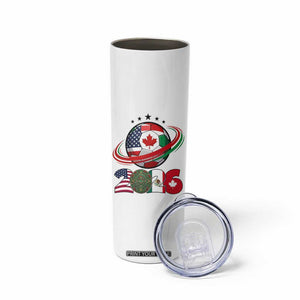 USA Mexico Canada Skinny Tumbler 2026 Football Fan Gift TS12 Print Your Wear